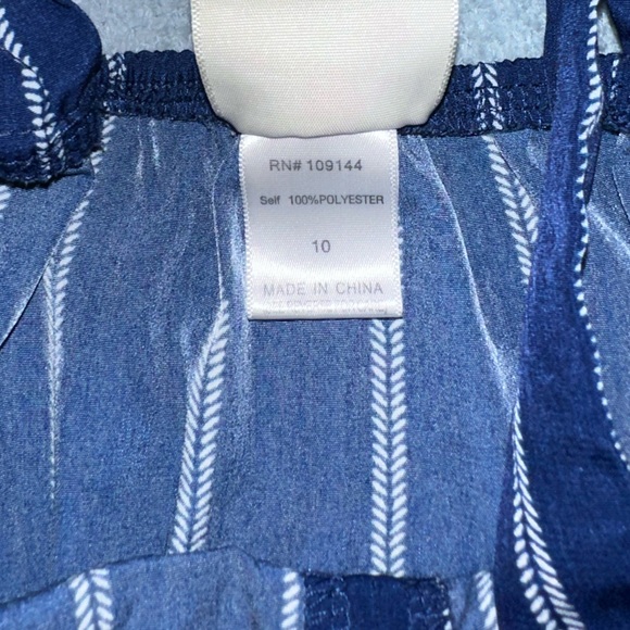 Jenna & Jessie girls stripped romper size 10, EUC - Picture 3 of 3